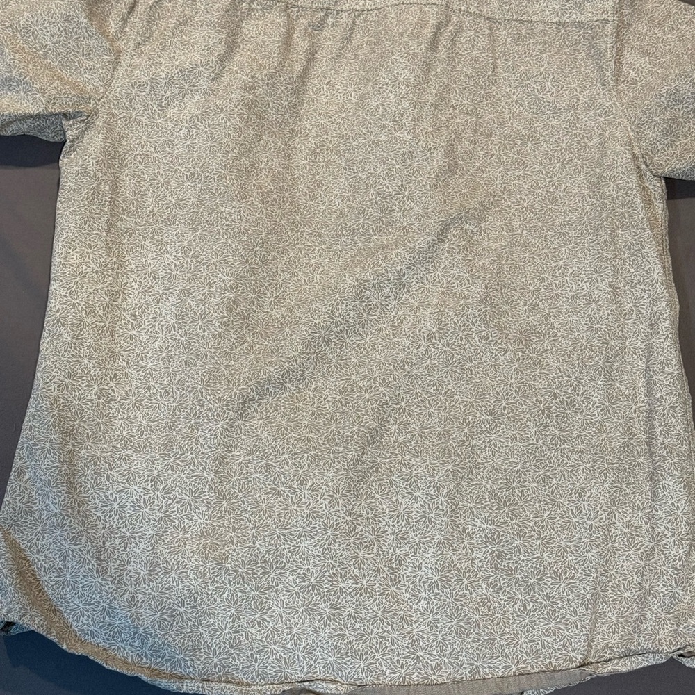Men's Beige Patterned Shirt - Picture 6 of 7